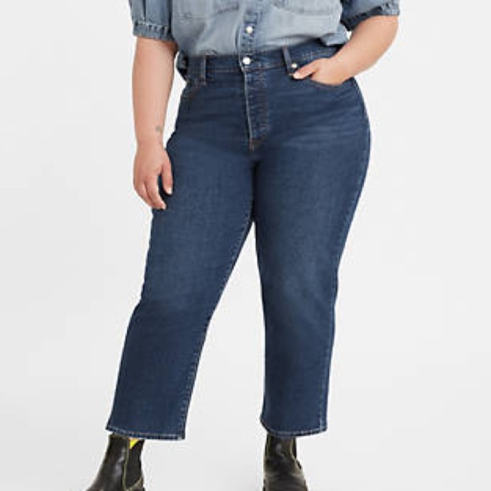 Levi's Wedgie Straight Blue Jeans Women's Size 20W